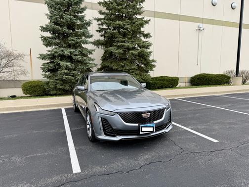 Silver 2021 Cadillac CT5 Premium Luxury AWD