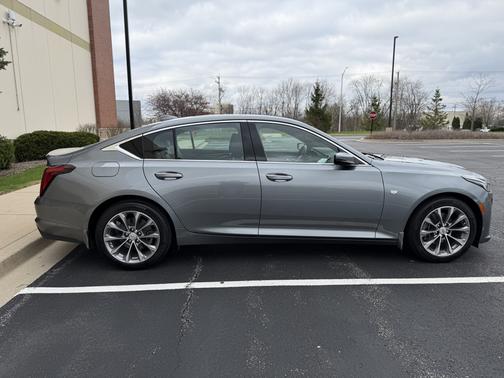 Silver 2021 Cadillac CT5 Premium Luxury AWD