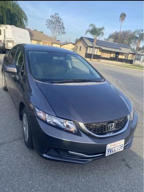 Gray 2015 Honda Civic LX