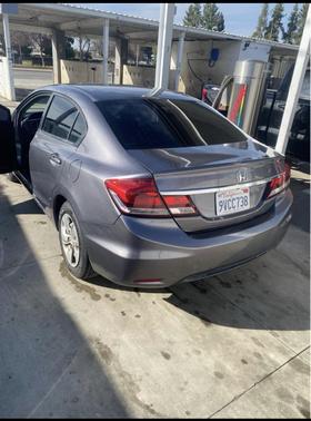 Gray 2015 Honda Civic LX