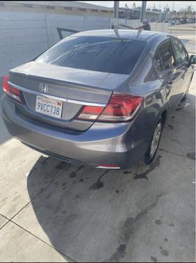 Gray 2015 Honda Civic LX