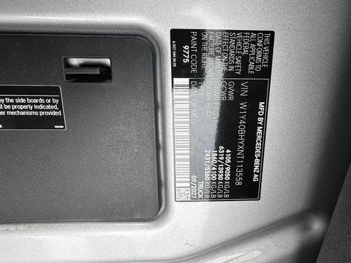 2022 Mercedes-Benz Sprinter 2500 Standard Roof