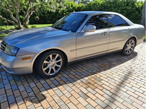 Silver 2004 INFINITI M45 Sports Sedan