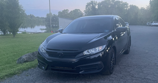 Black 2016 Honda Civic LX