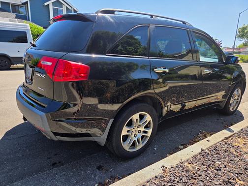 Black 2009 Acura MDX Technology
