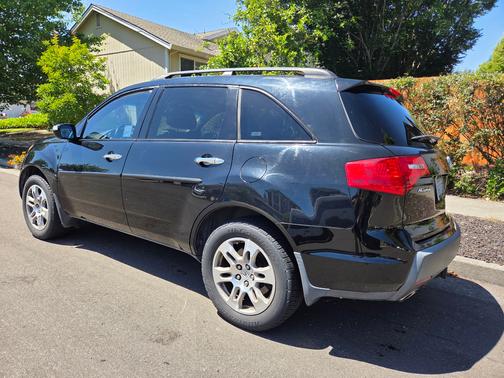 Black 2009 Acura MDX Technology