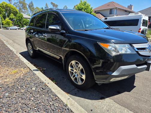Black 2009 Acura MDX Technology