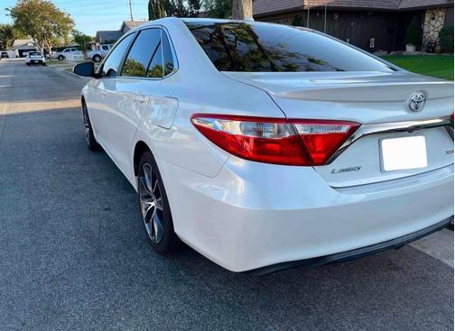 White 2016 Toyota Camry XSE