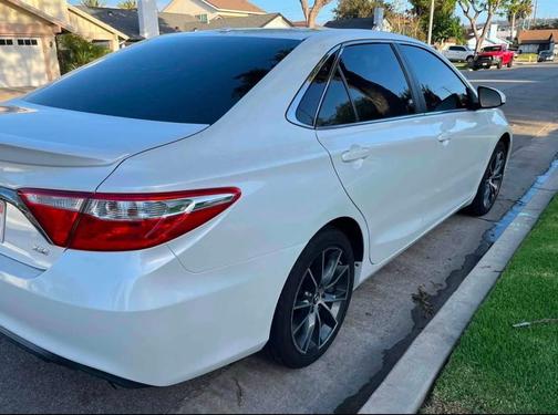 White 2016 Toyota Camry XSE