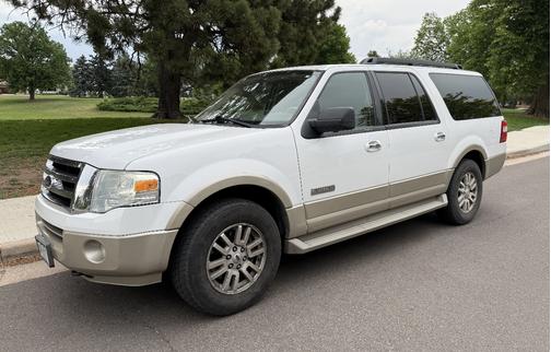 White 2007 Ford Expedition EL Eddie Bauer
