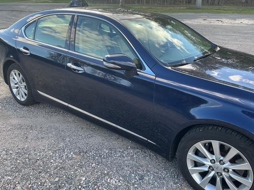 Blue 2012 Lexus LS 460 Base