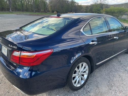 Blue 2012 Lexus LS 460 Base