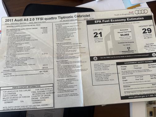2011 Audi A5 2.0T Premium