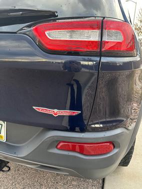 Blue 2016 Jeep Cherokee Trailhawk