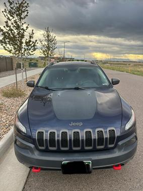 Blue 2016 Jeep Cherokee Trailhawk