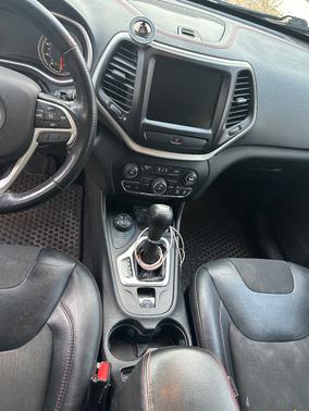 Blue 2016 Jeep Cherokee Trailhawk