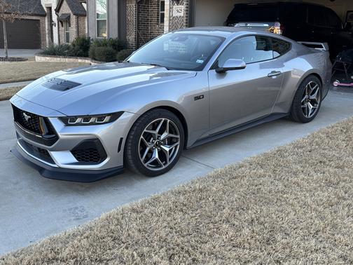 Silver 2024 Ford Mustang GT Premium