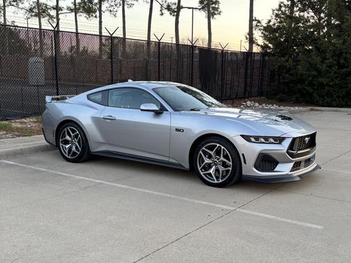 Silver 2024 Ford Mustang GT Premium