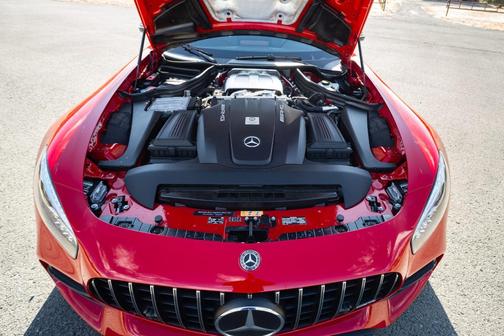 Red 2018 Mercedes-Benz AMG GT C