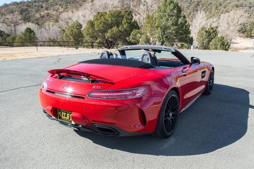 Red 2018 Mercedes-Benz AMG GT C