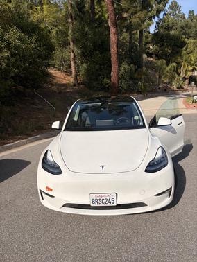 White 2020 Tesla Model Y Long Range
