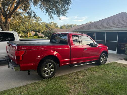Red 2020 Ford F-150 Lariat