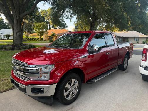 Red 2020 Ford F-150 Lariat