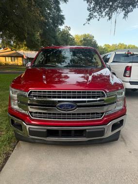 Red 2020 Ford F-150 Lariat