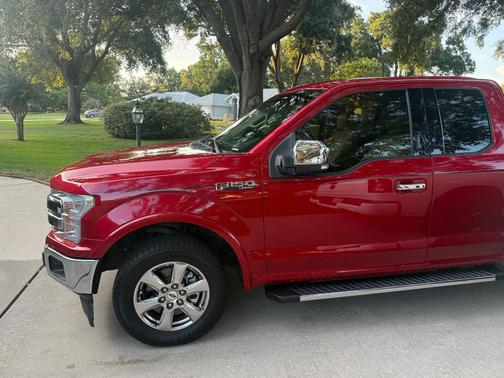 Red 2020 Ford F-150 Lariat