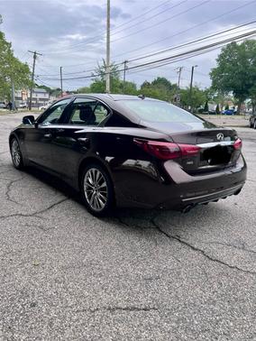 Brown 2019 INFINITI Q50 3.0t LUXE