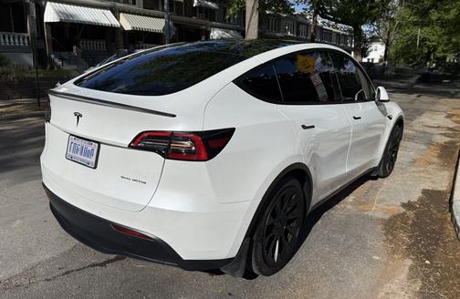 White 2021 Tesla Model Y Long Range