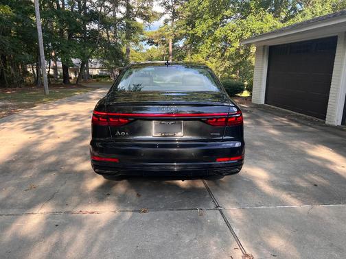 Black 2020 Audi A8 L 60