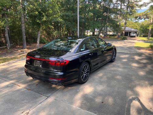 Black 2020 Audi A8 L 60
