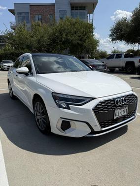 White 2023 Audi A3 Premium