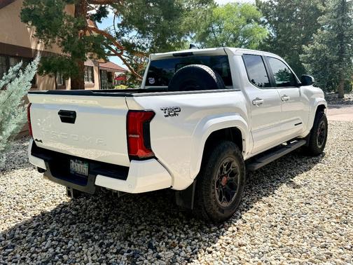 White 2024 Toyota Tacoma TRD Sport