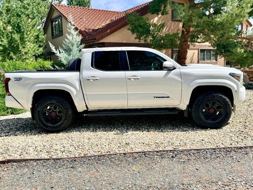 White 2024 Toyota Tacoma TRD Sport