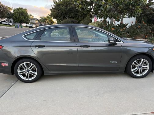 Gray 2015 Ford Fusion Energi Titanium