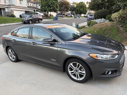 Gray 2015 Ford Fusion Energi Titanium
