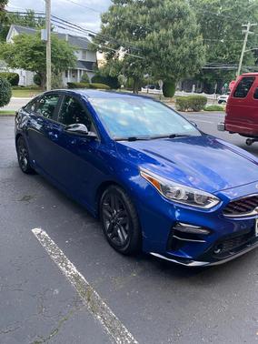 Blue 2021 Kia Forte GT-Line