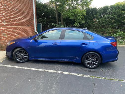 Blue 2021 Kia Forte GT-Line