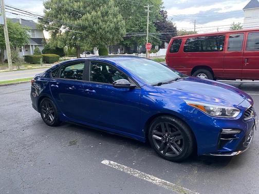 Blue 2021 Kia Forte GT-Line