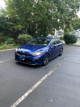Blue 2021 Kia Forte GT-Line