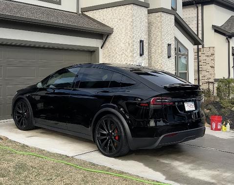 Black 2023 Tesla Model X Plaid