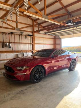 Red 2018 Ford Mustang GT