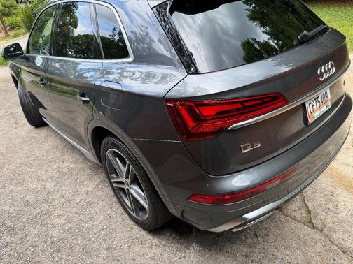 Gray 2022 Audi Q5 e 55 S line Premium