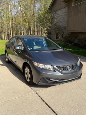 Gray 2013 Honda Civic LX