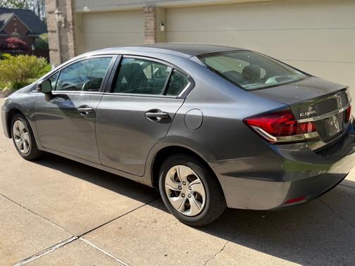 Gray 2013 Honda Civic LX