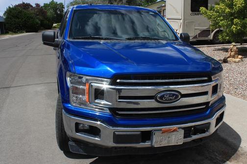 Blue 2018 Ford F-150 XLT