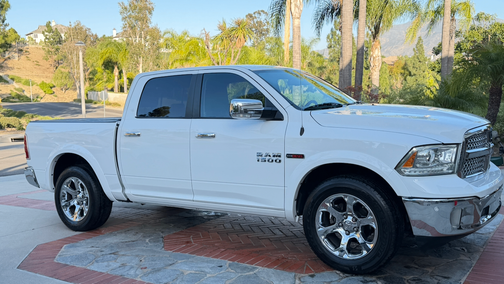 White 2016 RAM 1500 Laramie