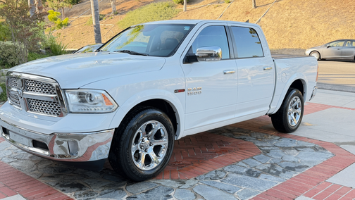 White 2016 RAM 1500 Laramie